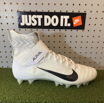 NEW Nike Alpha Menace Elite 2 Football Cleats BV3298-100 Size 12.5 Wide White Nike Alpha Menace Elite 2 -WIDE-White Size 12.5 BV3298-100  main image 3