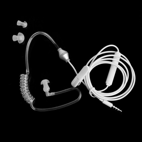 3.5mm In-Ear Anti-Radiation Earphone Air Spring Duct With Mic For Smart Phone - Photo 3 sur 8