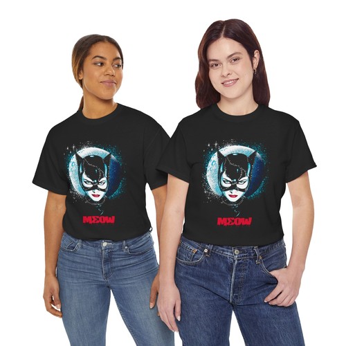 Cat Woman T-Shirt | Woman Meow Shirt | Meow T-Shirt - Picture 6 of 13