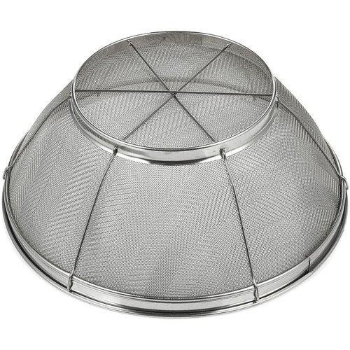 Large Fine Mesh Pasta Strainer, Metal Colander for Rice - Picture 7 of 8