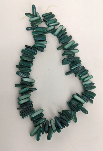 Job Lot Beads For Jewellery Making Cream & Sea Blue Mother of Pearl - 184g - Picture 2 of 12