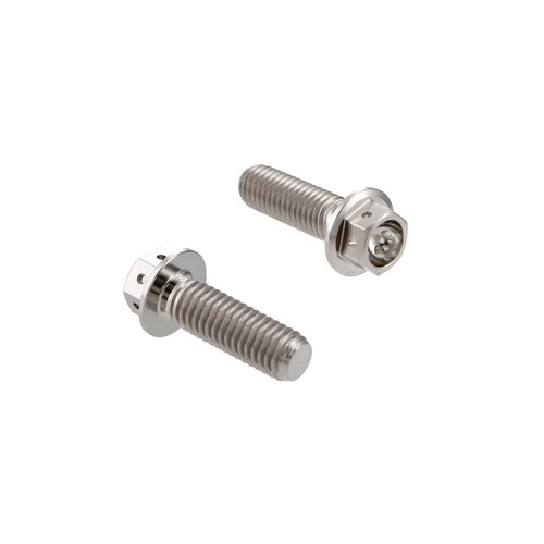 Rison Titanium Bolts M6 Hex Head Dual Drive Drilled Flange Bolts Race Spec 5PCS - Picture 21 of 78