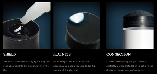 KAMUI Clear Original Laminated Pool Billard Queue Tip - 1 Stück - Bild 16 von 32