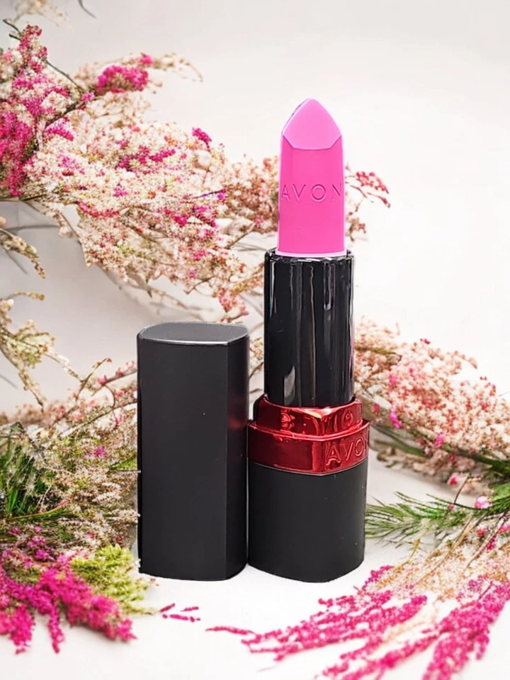 Avon ULTRA MATTE Lippenstift Farbe Electric Pink  Matt Creme WOW Mode - Bild 4 von 4