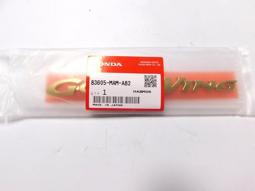 OEM Genuine Honda Right Side Cover Emblem 98 99 00 GL1500 Goldwing 83605-MAM-A82 - Picture 3 of 3