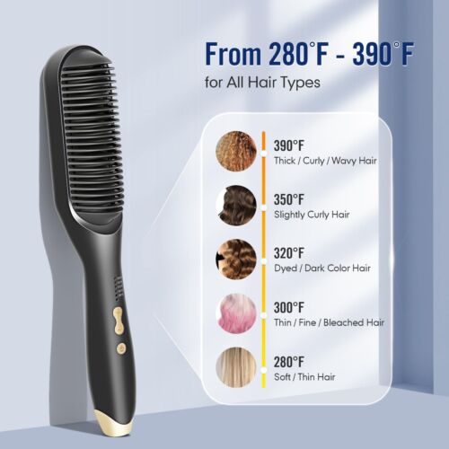 Hair Straightener Comb for Women | Brush-Ionic | Anti-Scald & Auto-Shut Off,Fast - Picture 2 of 8