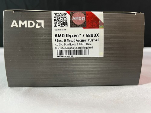 AMD Ryzen 7 5800X 5000 Series 8 Core 16 Thread 36MB Cache Desktop Processor - Afbeelding 5 van 12
