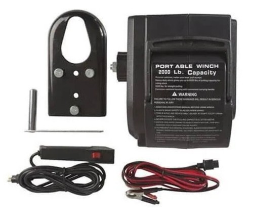 2000lb Electric Trailer Winch with Remote - Picture 3 of 6