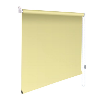 Mini-Rollo Klemmfix Klemmrollo Easyfix Sichtschutz - Höhe 110 cm hellgelb