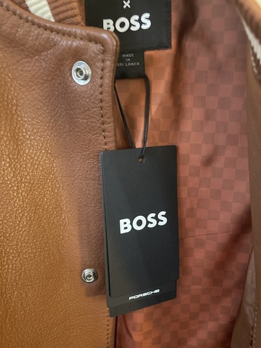 New Porsche X Boss Leather Jacket With Special Branding Size 40R (Large) - Picture 8 of 16