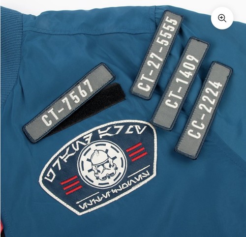 Heroes and Villains STAR WARS GRAND ARMY TROOPER BOMBERJACKE Größe XS neu mit Etikett - Bild 4 von 8