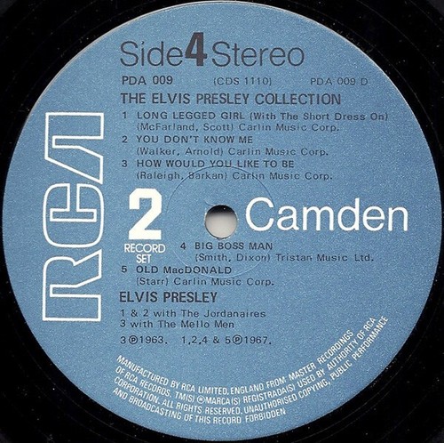 ELVIS PRESLEY The Elvis Presley Collection Vinyl Record Album LP RCA Camden 1977 - Picture 5 of 6