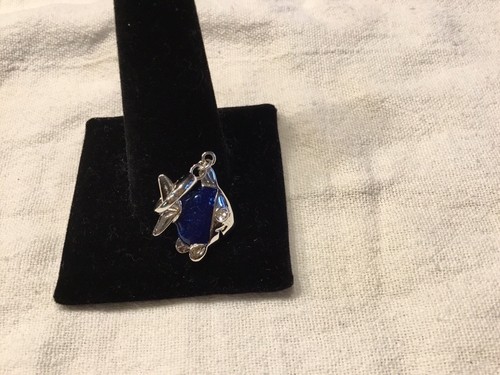 Swarovski Kristall Oliver Weber Kugelfisch Charm Selten 3/4 Zoll Neu ohne Etikett - Bild 6 von 7