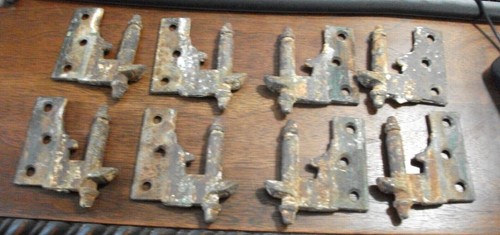 Vintage Gusseisen Rolladenscharnier - TEILE und DREHPUNKTE - nur Reparaturteile - nicht montiert. - Bild 4 von 14