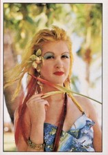 Cyndi Lauper Original 80s Vintage UK Smash Hits Trading Collectors Card Pop