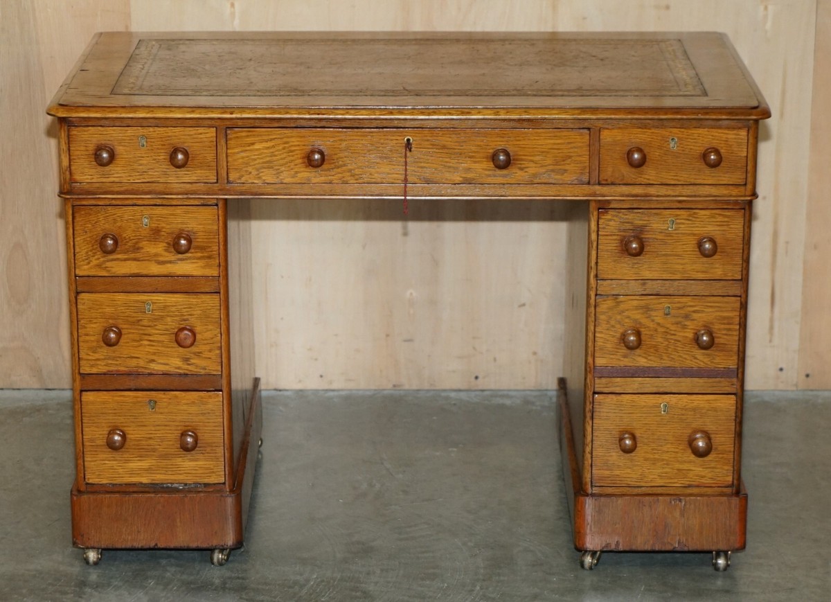 Honey oak desk deals