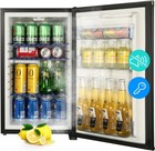 Mini Fridge for Bedroom, 1.78 cu.ft 110V Quiet Fridge with Lock, Small Silent