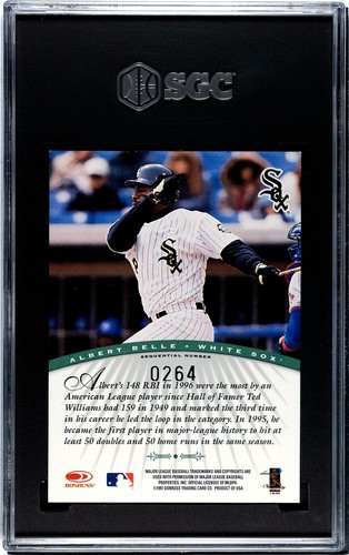 1997 Donruss Signature Series Albert Belle Millennium Marks Auto SGC 8.5 - Picture 2 of 2