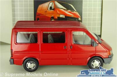 FORD TRANSIT MK3 MODEL VAN MINIBUS RED 1:35 1980'S DEALER SCHABAK