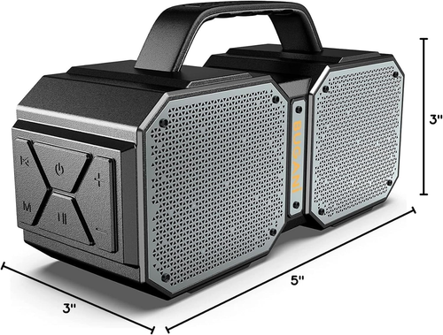 Bluetooth Speaker, Shock Portable Bluetooth Speaker, Bluetooth 5.3, Waterproo... - Picture 3 of 12