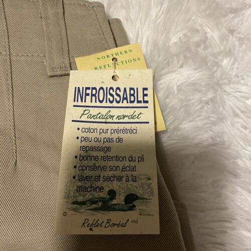 Northern Reflections Womens Size 26" Beige Ankle 3/4 High Rise Chino Pants NWT - Picture 2 of 8