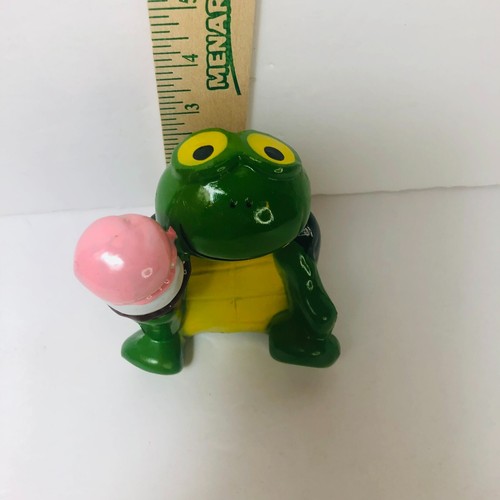 VTG FREDDY B. TURTLE Plastic PIGGY/COIN BANK 5 inches Ice Cream Cone NEW (1975) - Picture 7 of 7