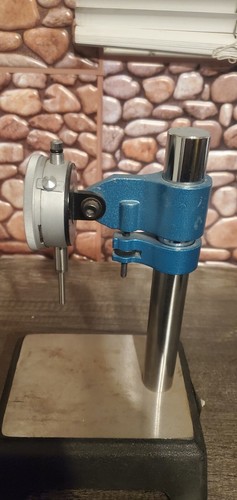 Fowler Dial Gage Stand Model #52-580-020 with Dial Indicator Aerospace - Picture 11 of 11
