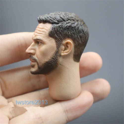 1/6 Tom Hardy Venom Head Sculpt Carved For 12inch Male Action Figure Body Toys - Picture 6 of 6