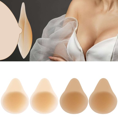New Magic Push Up Sticky Invisible Self-Adhesive Strapless Silicone Breast Bra - Picture 3 of 14