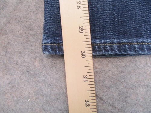 Abercrombie Fitch Jeans Mens 31 Blue Denim Rustin Athletic Slim Stretch 31x30 - Picture 7 of 8
