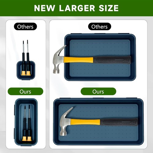 Tool Box Organizer Tray Toolbox Desk Drawer Organization Storage for Rolling - Picture 6 of 7