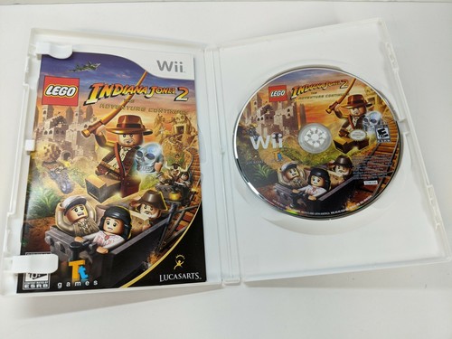 Lego Indiana Jones 2 Adventure Continues (Juego Nintendo Wii) PROBADO EN CAJA - Imagen 3 de 4