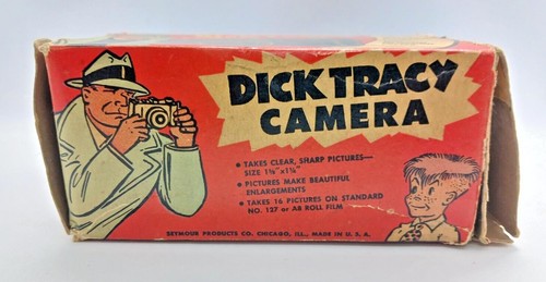 1940s Dick Tracy Candid Camera by Seymour Sales Co in Chicago w/ Box & Paperwork - Picture 7 of 12
