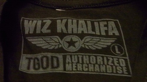 Wiz Khalifa TGOD Womens LARGE Fitted Tour Concert T Shirts Taylor Gang NEW - Picture 3 of 3