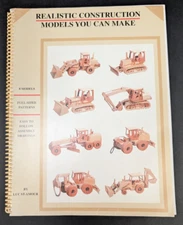 Realistic Construction Models You Can Make, Luc St-amour Wooden Wood Toy Making