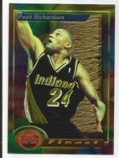 POOH RICHARDSON 1993-94 TOPPS FINEST CARD MINT CONDITION INDIANA PACERS