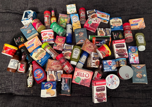 SET OF 55 ZURU MINI BRANDS-SERIES 1 & 2 -FOOD, SPA, TOYS-SOME DUPLICATES-EUC!