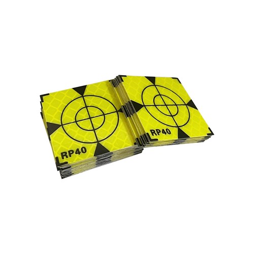 100PCS Green Reflective Sheet Triangles 40x40MM Reflector Target Tape Surveying - Picture 3 of 4