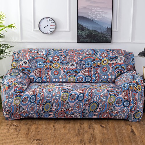 1/2/3/4 Seat Stretch Chair Sofa Couch Cover Spandex Elastic Slipcover Protector - Picture 8 of 98