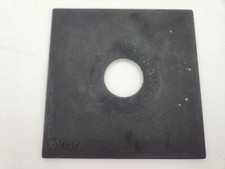 Sinar 5.5"x5.5" 5 1/2" Square Metal Lens Board w/ 34.6mm Copal 0 Hole