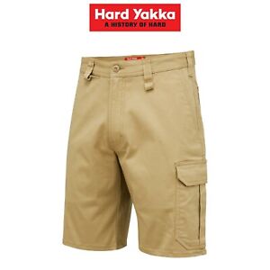 Para Hombre Pantalones Cargo Hard Yakka 2 PK Gen y algodón Taladro Trabajo Duro Resistente Y02500