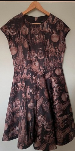 Ted Baker Marui Chandelier Dress ASO Taylor Swift & Aria Montgomery Size 3 10/12 - Picture 5 of 7