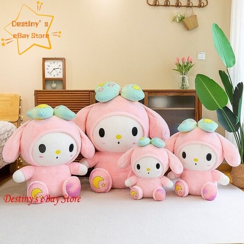 Cinnamoroll My Melody Pink Plush Doll Throw Pillow Soft Stuffed Toy Cushion Gift - Picture 11 of 15
