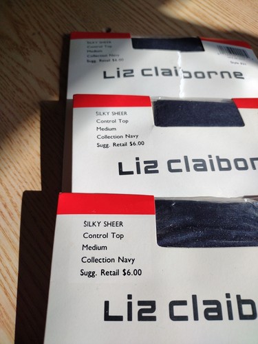 NEW VINTAGE Liz Claiborne PANTYHOSE MIXED LOT OF 8 SMALL MEDIUM. - Picture 11 of 17