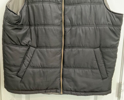 Original Weather Proof Men Jacket Vest Size XXL Black Lined CC14 - Picture 3 of 8