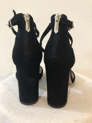 Sam Edelman Damen-Pumps "Simmons" schwarz Wildleder klobiger Absatz Größe 7M - Bild 6 von 12