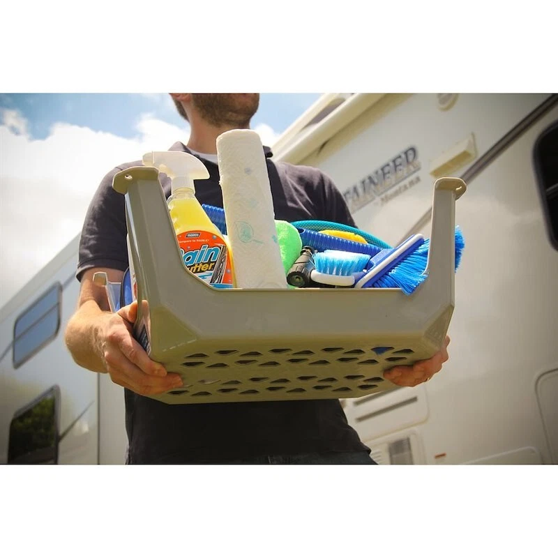 Camco Durable Large Step Stool - Textured Platform Surface to Help Prevent Slipp - Image 4 of 4