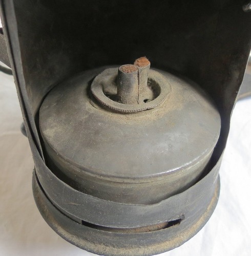 Dietz Police Lantern/Lamp #4 3/4 Bullseye Whale Oil Old Vtg Antique - Picture 8 of 8