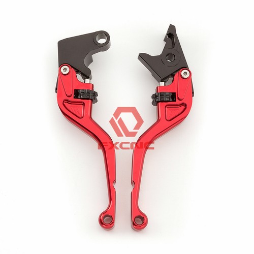 Juego de palancas de freno de embrague de rueda de pulgar CNC para VFR 1200/F 2010-2014 rojo - Imagen 7 de 12