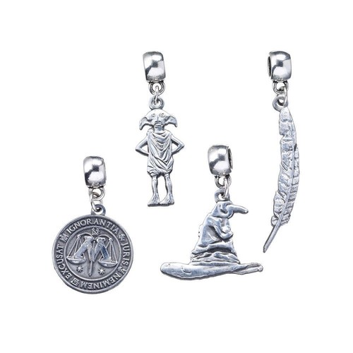HARRY POTTER OFFICIAL THE CARAT SHOP SLIDER CHARM BRACELET BEAD SILVER JEWELLERY - Foto 52 di 58